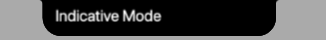 Notch Indicative Mode